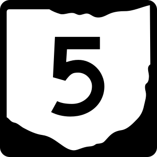 <span class="mw-page-title-main">Ohio State Route 5</span> State highway in northeastern Ohio, US