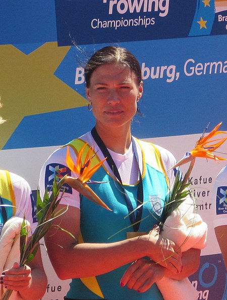 Olena Buryak, 2016 European Rowing Championships.JPG