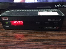 One of Cignal's digital satellite receivers One of Cignal's digital satellite receivers.jpg