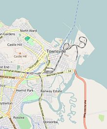 map of townsville suburbs Ross Island Townsville Queensland Wikipedia map of townsville suburbs