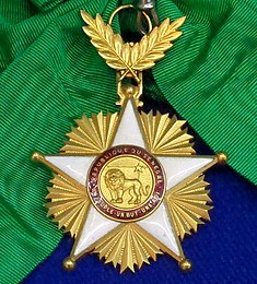 Order of the Lion grand cross badge (Senegal) - Tallinn Museum of Orders.jpg
