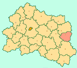 Krasnozorenskij rajon – Mappa