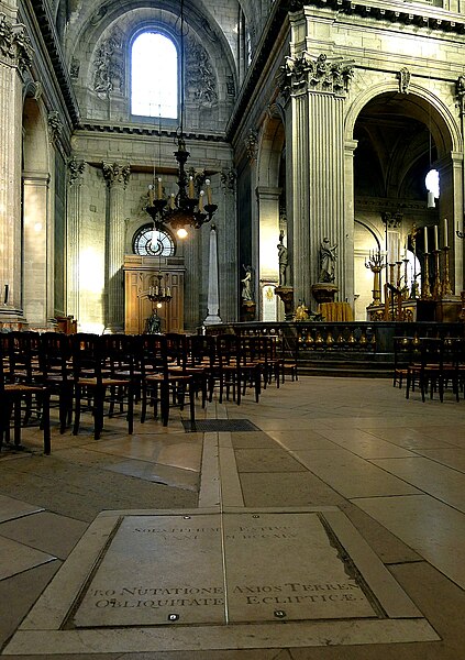 File:P1010193 Paris VI Eglise Saint-Sulpice Gnomon et méridienne reductwk.JPG