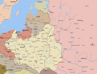 Polish-held territory in December 1919