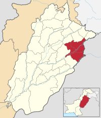 Pakistan - Punjab - Lahore (division).svg
