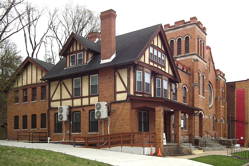 Parsonage and church