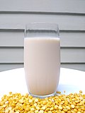 Thumbnail for File:Pea protein milk with yellow split peas.jpg