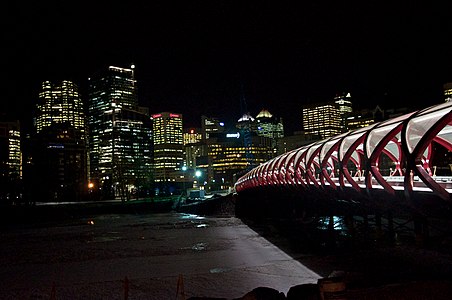 Peace Bridge (Calgary). Silta Calgary, Alberta, Kanada (2012)