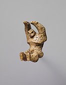 Hawaiian pendant; 18th–19th century; whalebone; height: 6 centimetres (2.4 in), width, 3.8 centimetres (1.5 in); Metropolitan Museum of Art (New York City)