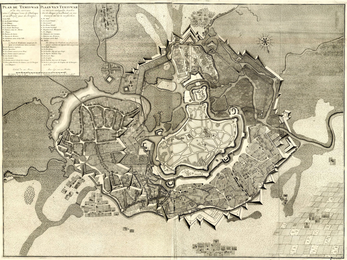 Karta Temišvara 1716