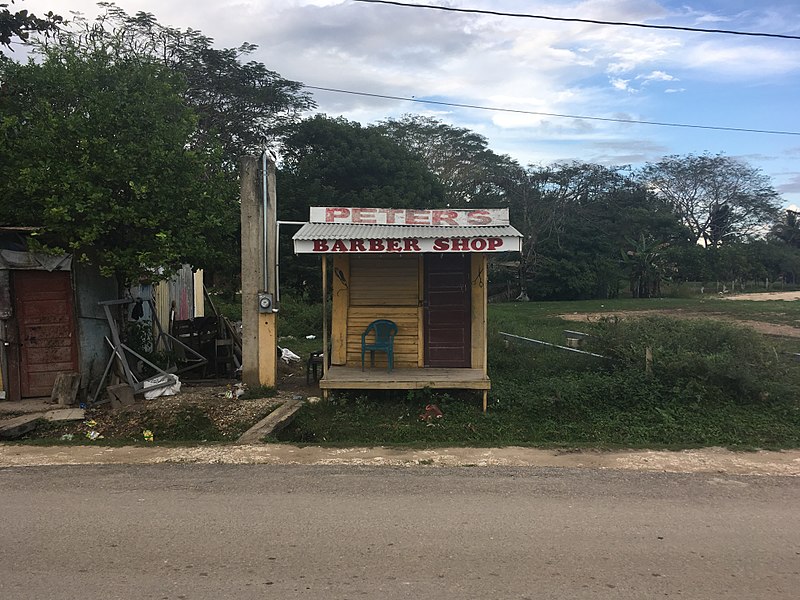 File:Peter's Barber Shop San Ignacio Belize.jpg