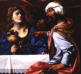 Pietro della Vecchia - Rosamund forced to drink from the skull of her father.jpg