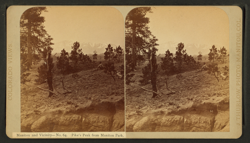 File:Pikes Peak from Manitou Park, by Thurlow, J., 1831-1878.png