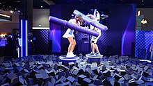 The foam pit at TwitchCon San Diego 2022 PizzaPrincess at Twitchcon San Diego 2022 foam pit.jpg