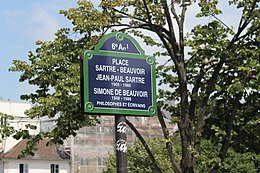 Przykładowe zdjęcie artykułu Place Jean-Paul-Sartre-et-Simone-de-Beauvoir