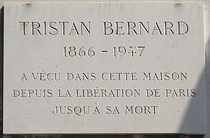 Plaque au no 43.