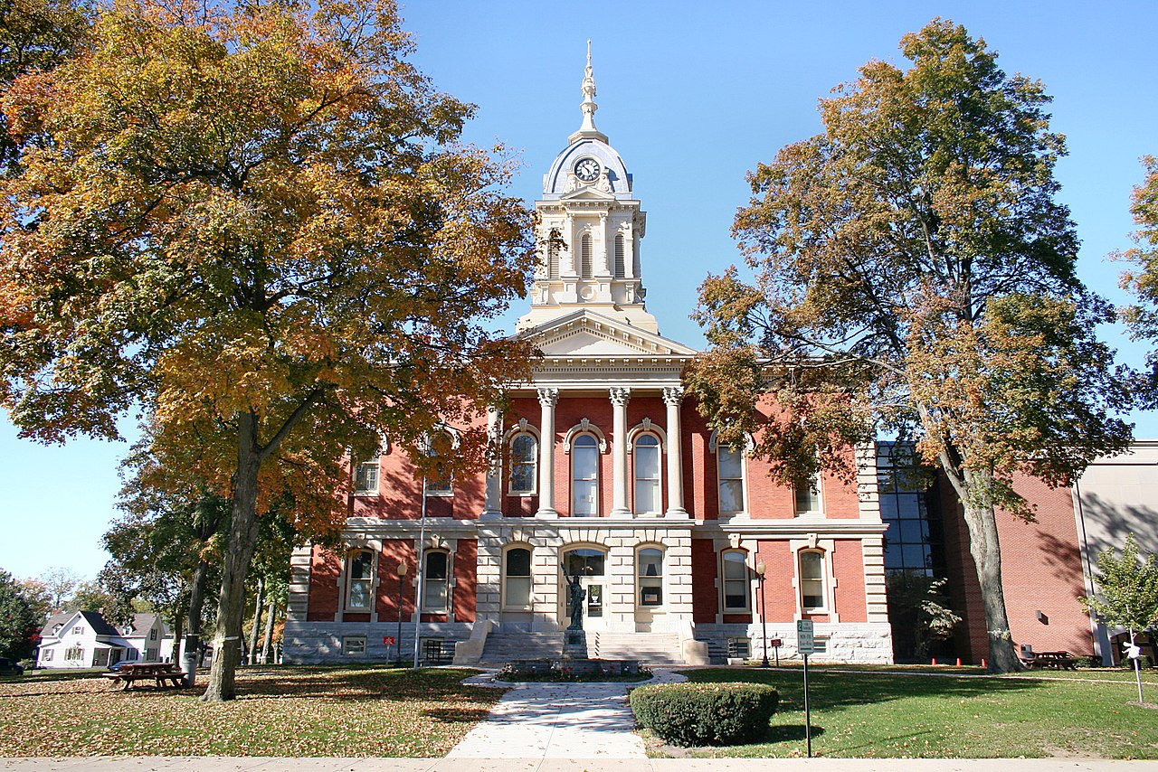 Marshall County courthouse in Plymouth, Indiana