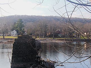 <span class="mw-page-title-main">Point Pleasant–Byram Bridge</span> Bridge in Hunterdon County, New Jersey