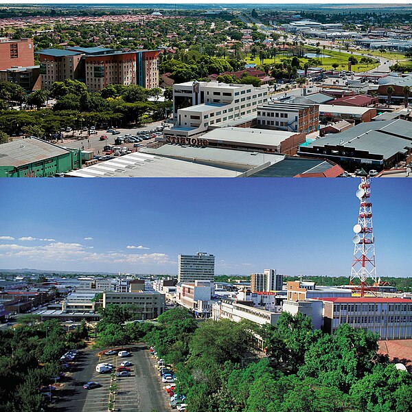 File:Polokwane (Pietersbrug) City Centre and Part of CBD.jpg