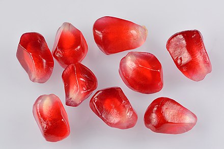 Seed coat of pomegranate