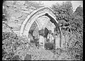 Les ruines de la chapelle de Pont-Christ (vers 1900).