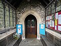 Porch of St Nicholas' Church, Chislehurst. [765]