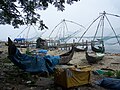 Fort Cochin, bateaux près de River Road