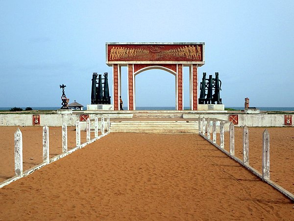 The Door of no Return, a memorial to the victims of slavery in Ouidah