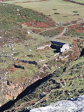 Former water mill for Carn Galver mine, Zennor, Cornwall