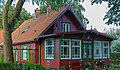 Residential building with farm building