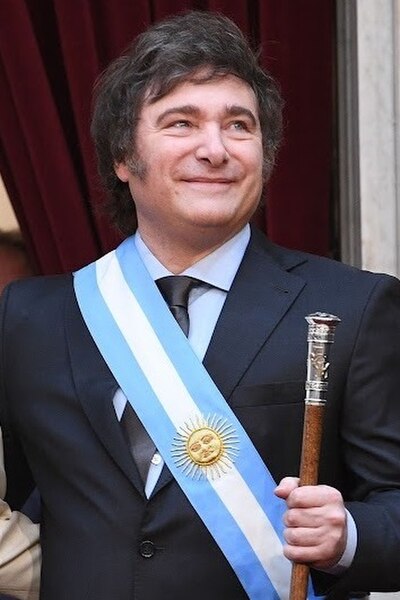 Incumbent President of Argentina Javier Milei