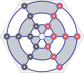 Pretwa board starting positions Pretwa board start position.svg