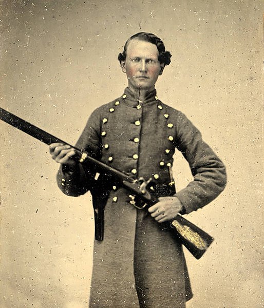 File:Private James Elias Pilgreen, Company K, 8th Alabama Infantry, C.S.A.jpg