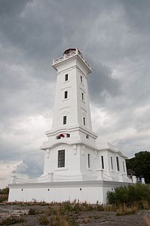 Point Abino Light Tower lighthouse in Fort Erie, Ontario, Canada