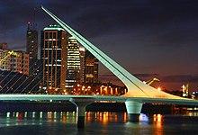 Puente de la Mujer in Puerto Madero Puente de la mujer - panoramio.jpg