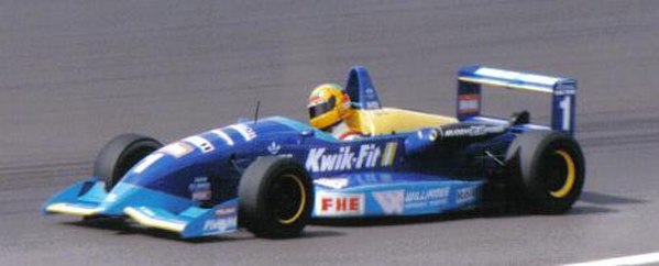 Ralph Firman driving for Paul Stewart Racing at Silverstone during the 1995 British Formula 3 Championship season.