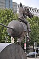 Deutsch: Detail der Großplastik Magdeburger Halbkugelversuch von Thomas Virnich auf dem Ratswageplatz in Magdeburg-Altstadt.