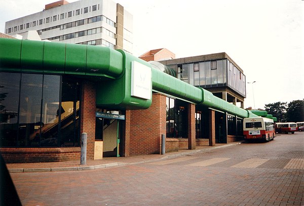 The former Redditch Bus Station, c. 1996