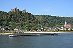 Blick auf Oberwesel mit Schönburg