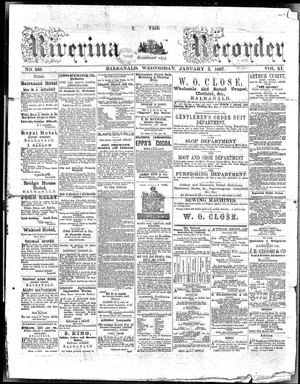 Riverina Recorder 5 January 1887.png