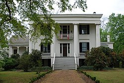 The Robert Toombs House State Historic Site, also a National Historic Landmark
