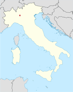 Map of the Diocese of Crema