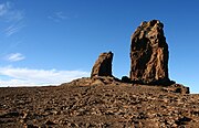 O Roque Nublo, símbolo da illa de Gran Canaria.