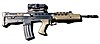 SA-80 L85A1 rifle.