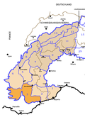 Alpes et Préalpes de Provence (3) na tle podziału geograficznego Alp Zachodnich wg SOIUSA