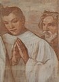 Autoportrait d'Émile Bernard (fresque, église de Saint-Malo-de-Phily) [détail]
