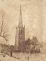 Eglise de Saint-Michel, Winterbourne, avril 1859, papier salé, Department of Image Collections, National Gallery of Art Library, Washington, DC