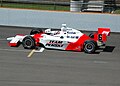 Sam Hornish, Jr. practicing for the 2007 Indianapolis 500