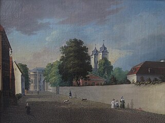 Sandgatan in Lund (1832-1833)