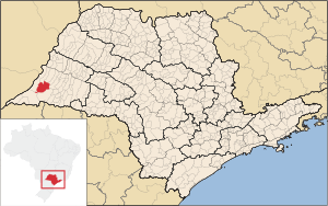 Localização de Marabá Paulista em São Paulo